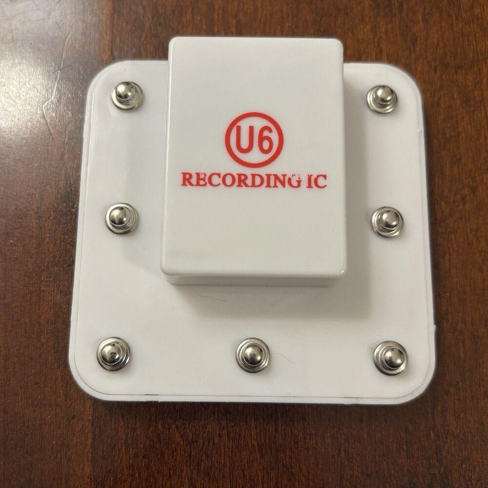 Snap Circuits Recording IC U6 Module White Block Electronics Replacement Part
